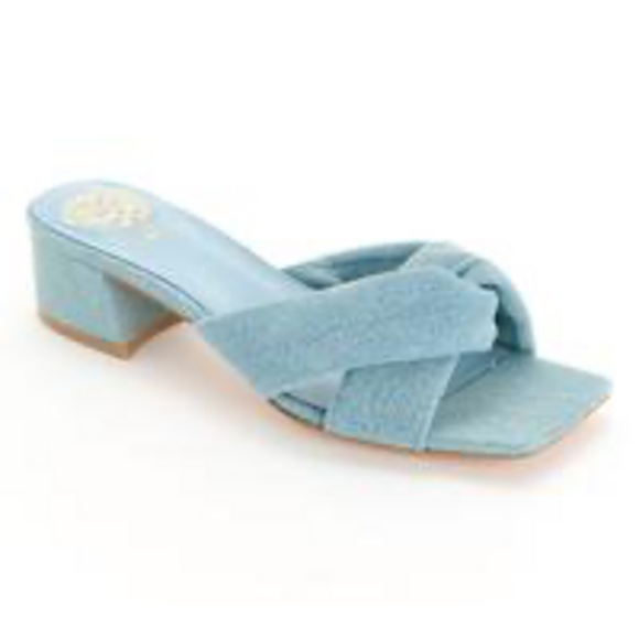 Vince Camuto Shoes - Vince Camuto Light Blue Block Heel Sandals